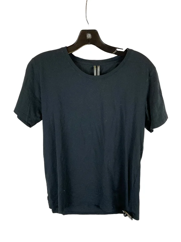 women's T-shirts with turtlenecksBlack Top Short Sleeve Basic Anthropologie, Size Xs