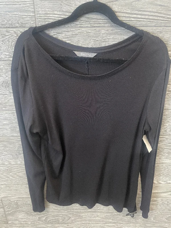 women's long sleeve tops with thermal liningTop Long Sleeve By Daisy Fuentes In Black, Size: Xl