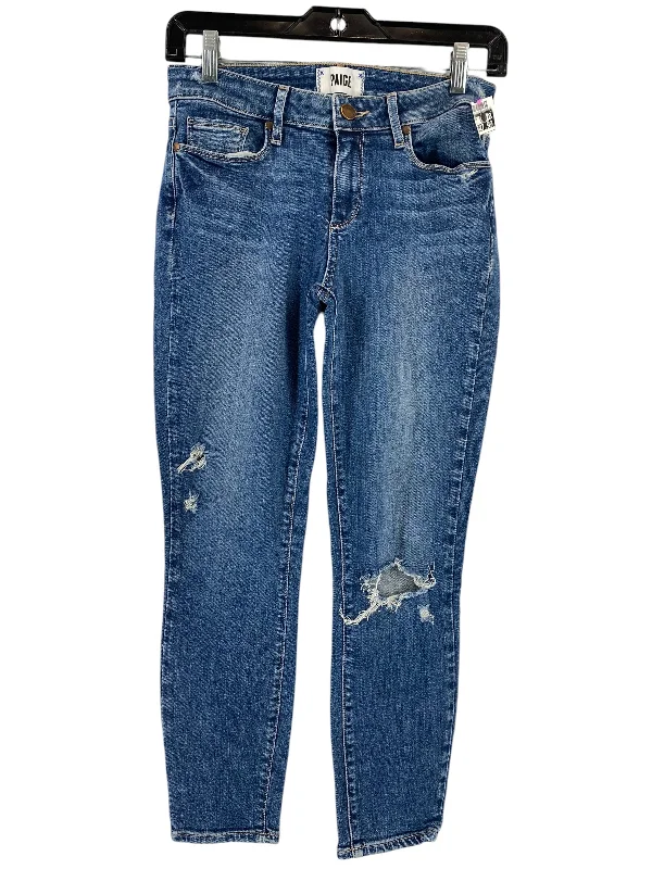 women's cropped denim jeansJeans Skinny By Paige  Size: 27