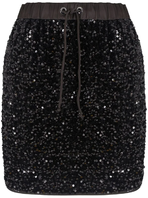 women's affordable velvet skirtsEmporio Armani Women's Skirts