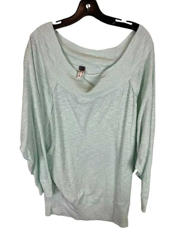 chic women's long sleeve topsTop Long Sleeve By We The Free In Green