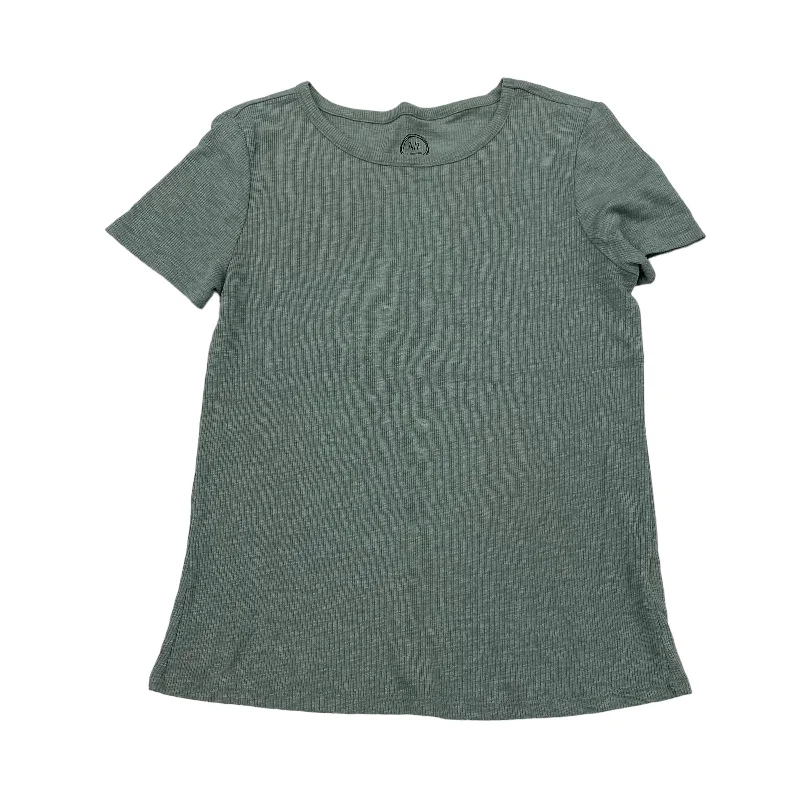 women's T-shirts with fitted designsGREEN MAURICES TOP SS BASIC, Size M