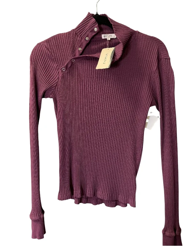 cozy and stylish women's long sleeve topsTop Long Sleeve By La Made In Purple, Size: S