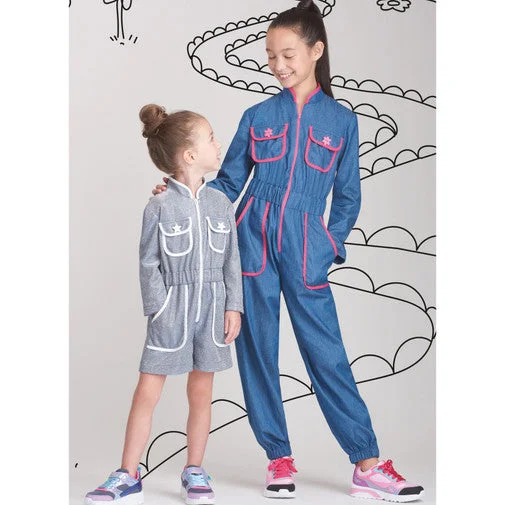 women's jumpsuits for effortless eleganceSimplicity Child Jumpsuit & Dress S9722