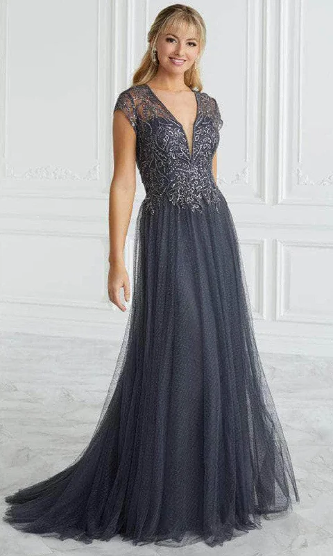 women's vintage dressesChristina Wu Elegance 17091 - Beaded Sheer Evening Gown