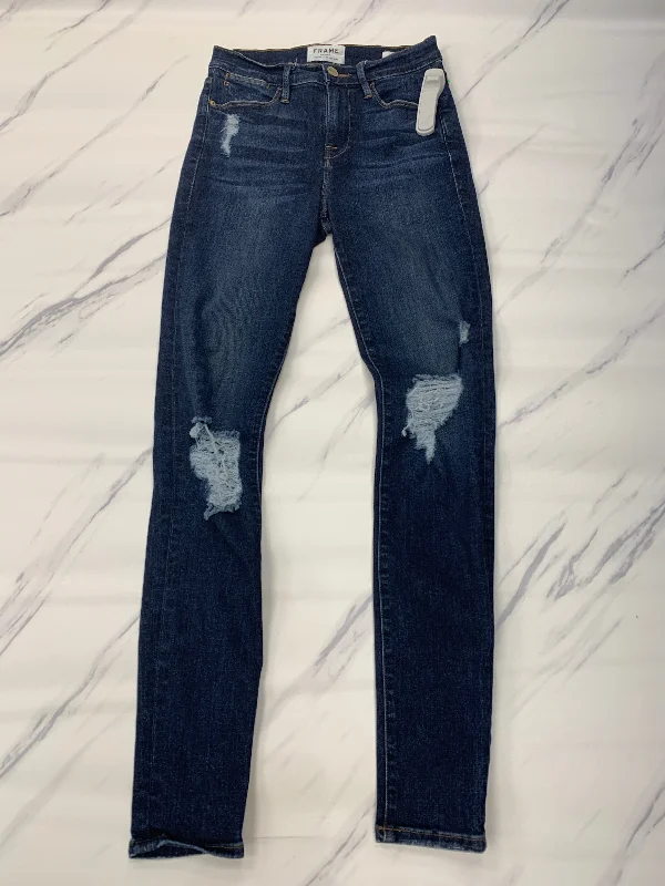 women's denim jeans for pear-shaped bodiesJeans Designer By Frame  Size: 0