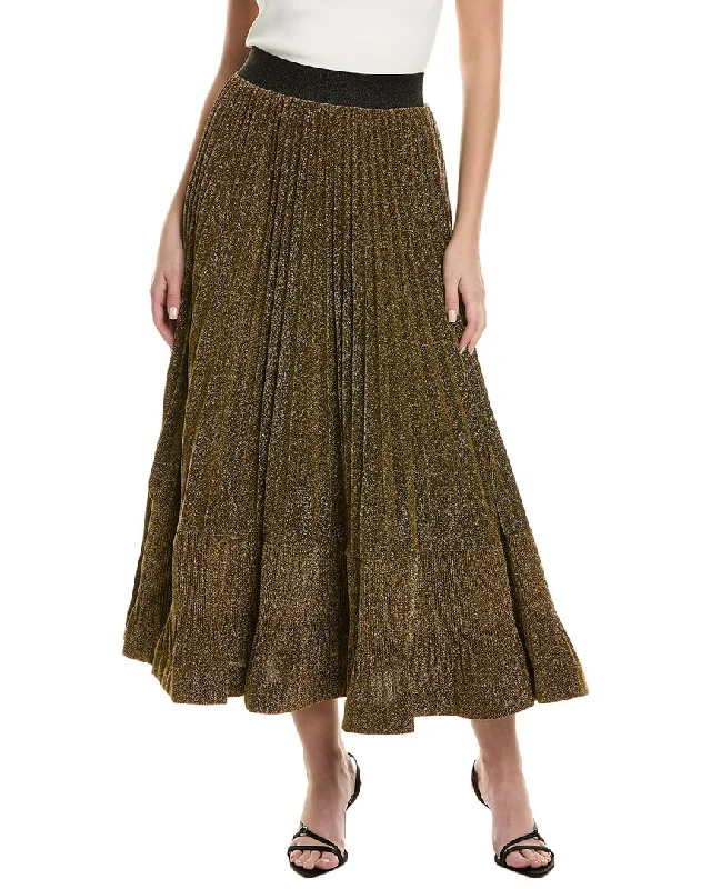 women's vintage leather skirtsBeulah Midi Skirt