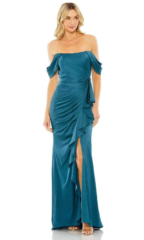 women's hourglass figure dressesIeena Duggal 20678 - Draped Evening Gown