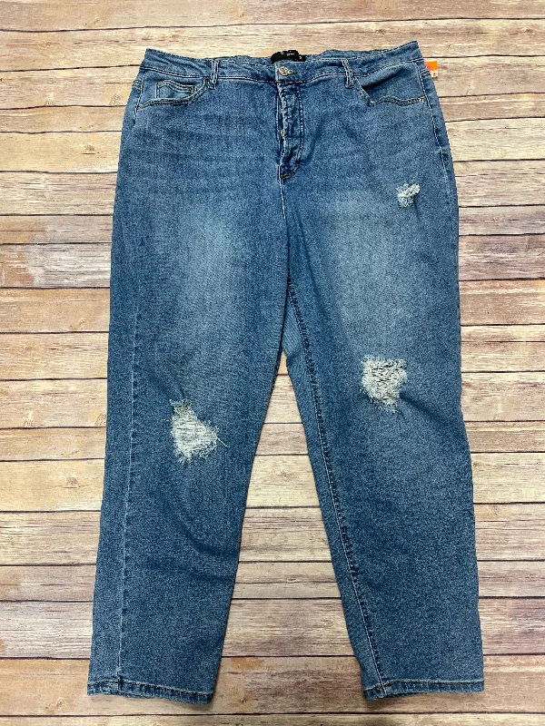 women's denim jeans with leather patchesJeans Skinny By Cme  Size: 22