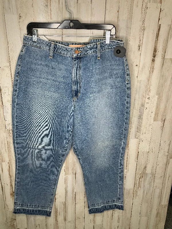 women's denim jeans with distressed hemsJeans Straight By Joes Jeans  Size: 18