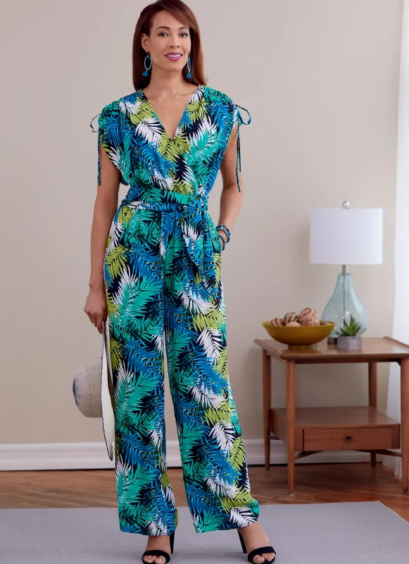 women's jumpsuits with buttonsButterick Dress and Jumpsuit B6756