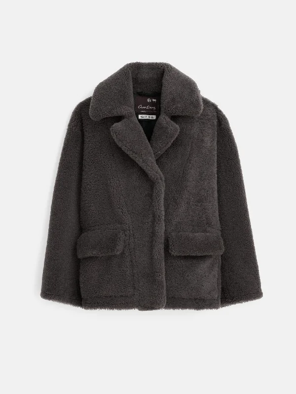 women's coats for those who seek both warmth and flairOwen Barry x Alex Mill Shearling Tansy Jacket