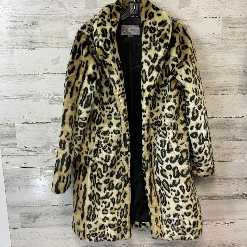 women's coats for minimalist aestheticsCoat Faux Fur & Sherpa By Tart In Animal Print, Size: S