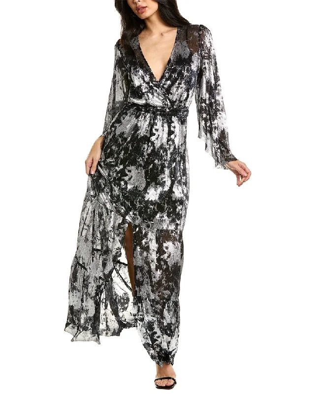 women's glam dressesba&sh Surplice Maxi Dress