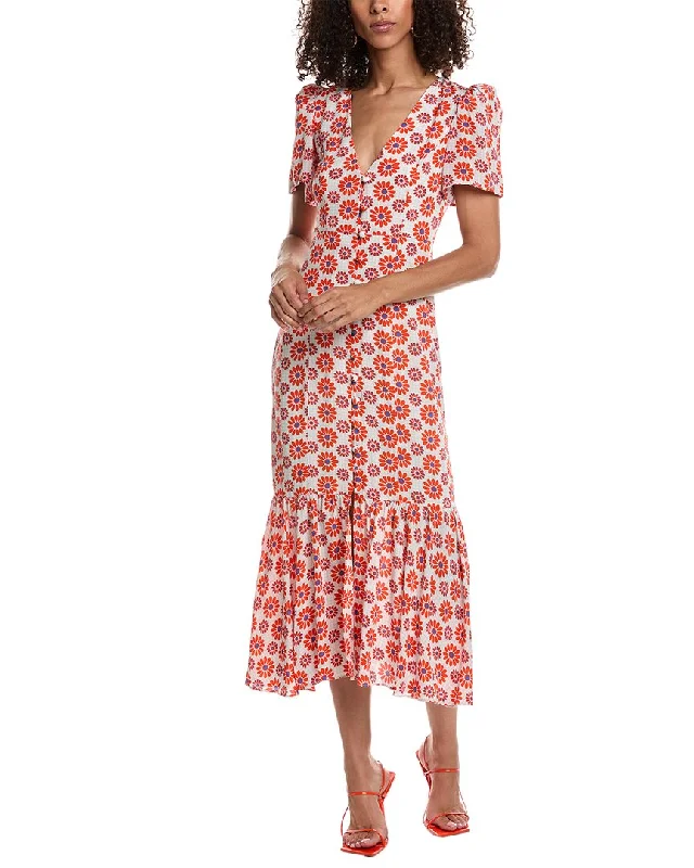 women's easy-to-wear dressesRHODE Lucy Midi Dress