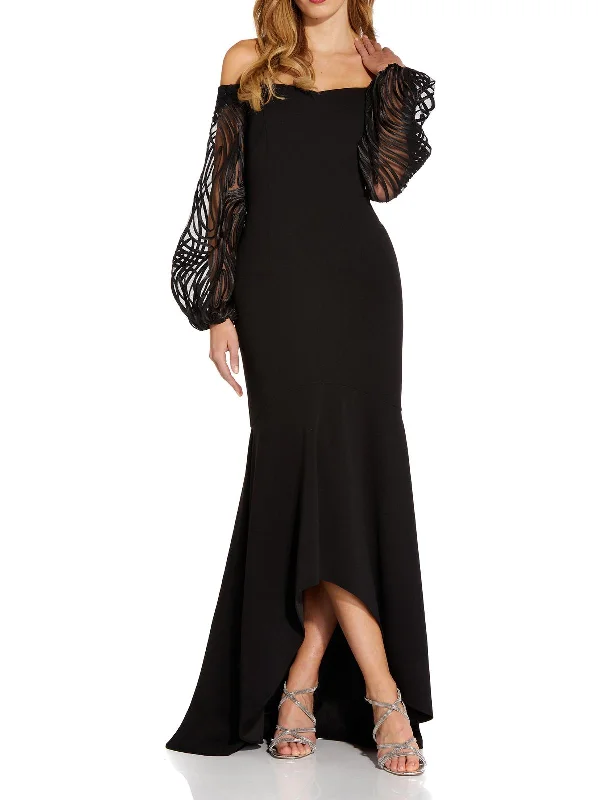 women's limited-edition dressesWomens Off-The-Shoulder Maxi Evening Dress