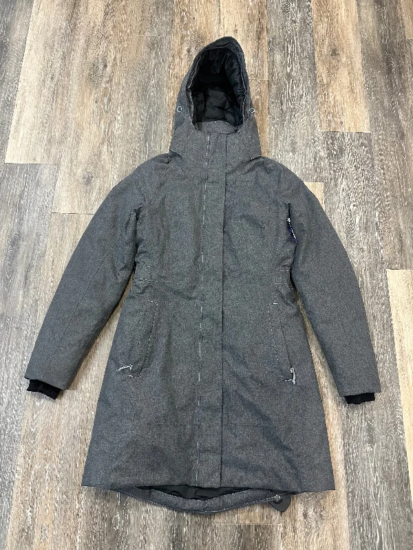 women's coats with sheer overlaysCoat Parka By The North Face In Grey, Size: S