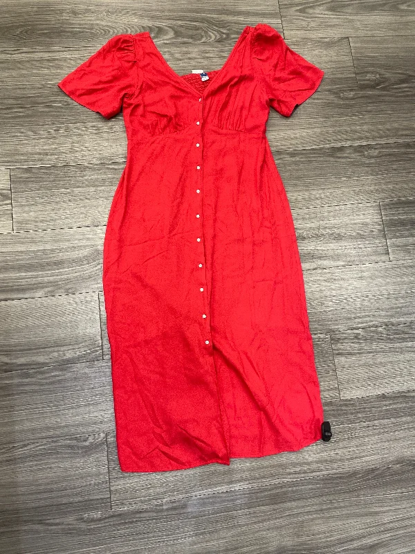 women's stretchy dressesDress Casual Maxi By Old Navy In Red, Size: M