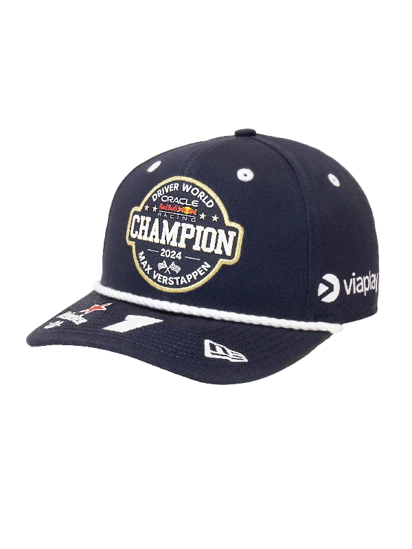 women's stylish coatsOracle Red Bull Racing Max Verstappen New Era 9FIFTY World Champion 2024 Hat