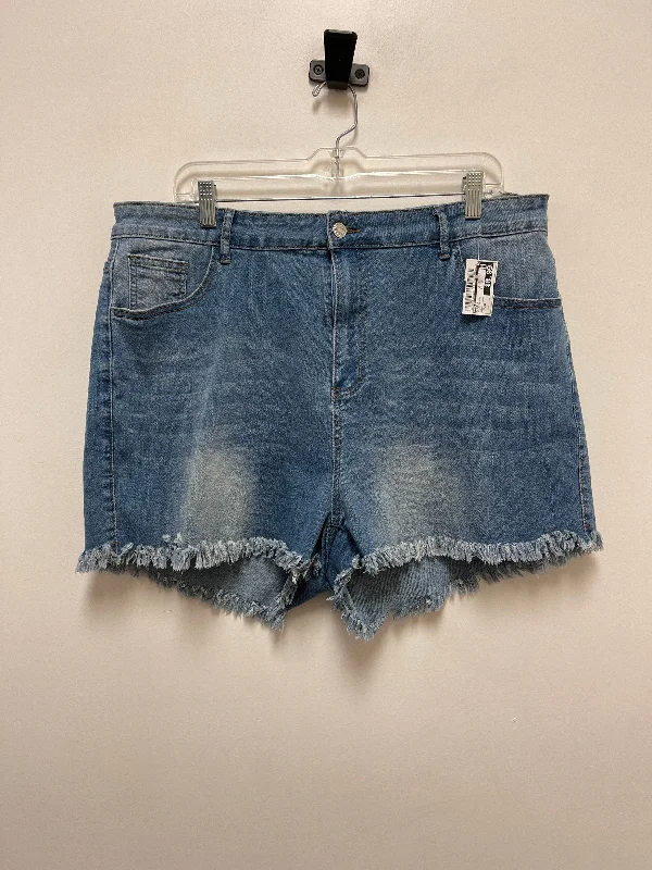 women's petite shortsShorts By Shein In Blue Denim, Size: 26