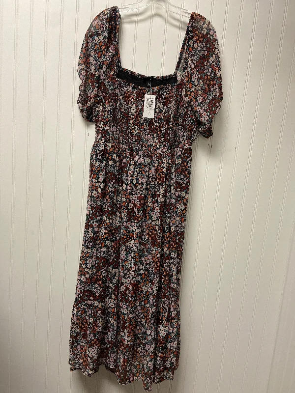 women's stylish dressesDress Casual Maxi By Torrid In Floral Print, Size: 1x