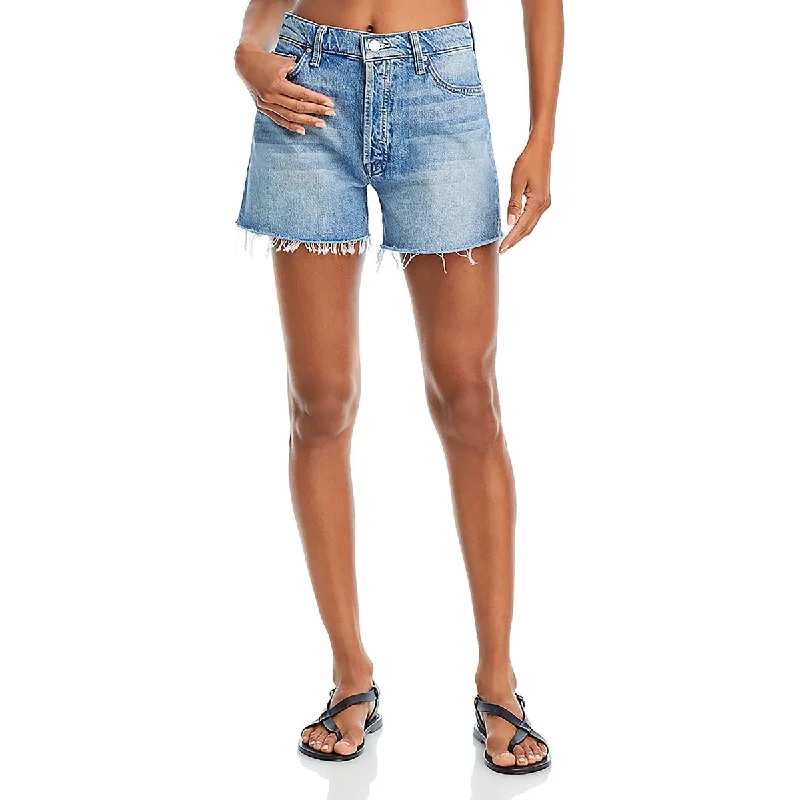 women's affordable shortsThe Skipper Womens High Rise Cut Off Denim Shorts