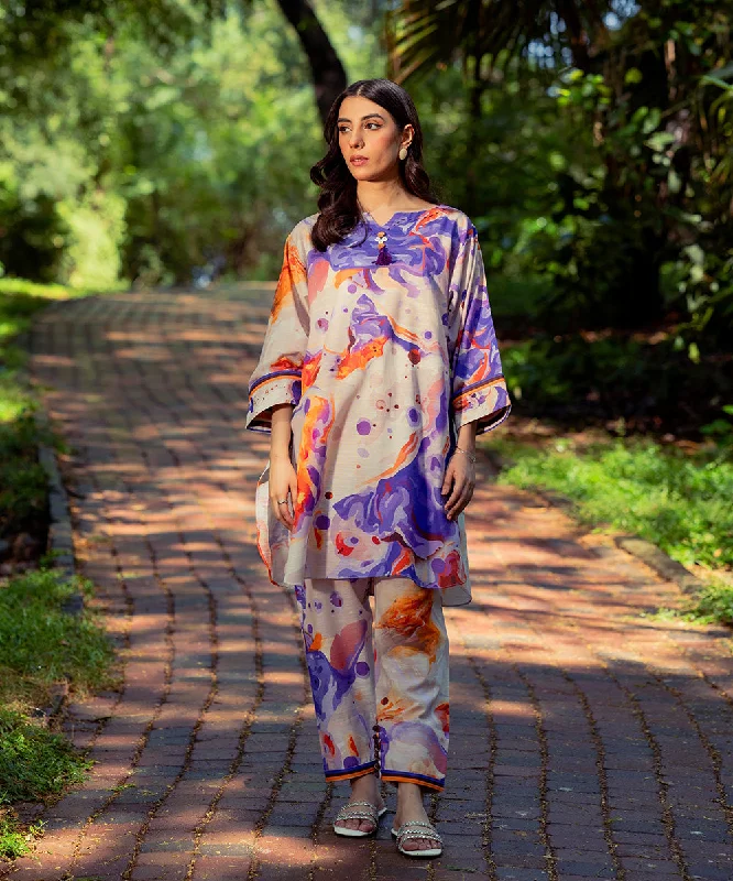 2PC - Printed Khaddar Suit