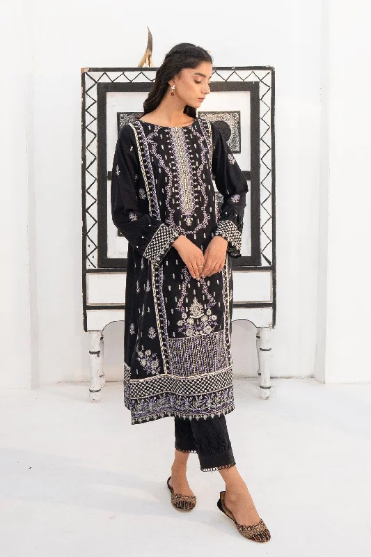 2PC - Embroidered Cambric Suit