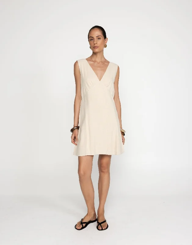 women's midi dressesChappell Mini Dress (Latte)