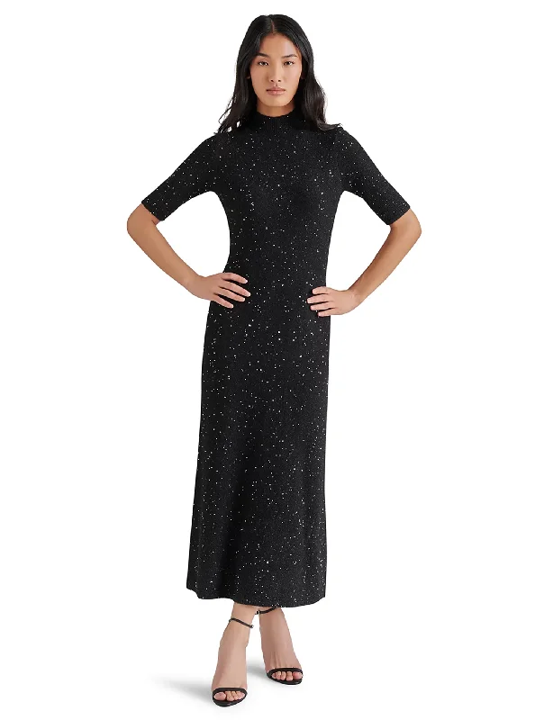 women's everyday dressesPernille Sparkly Midi Dress, Black