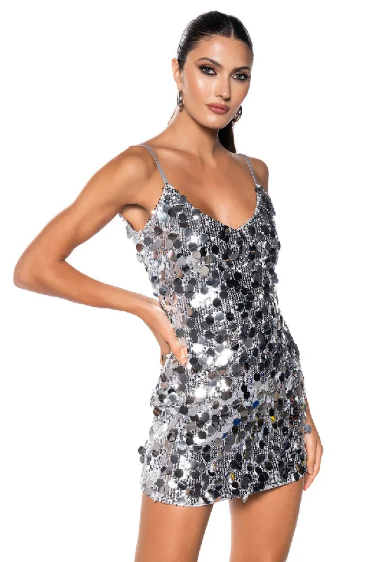 women's easy-to-wear dressesFOREVER AT THE TOP SEQUIN MINI DRESS