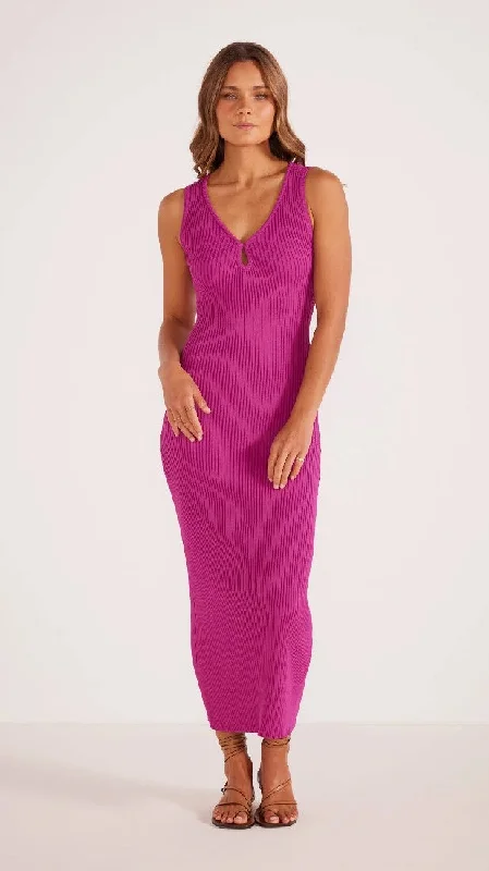 women's business casual dressesMinkPink Kosa Knit Midi Dress