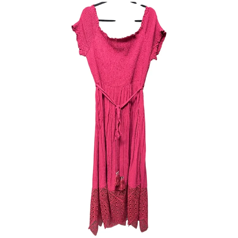 women's flowy dressesDress Casual Maxi By City Chic In Maroon, Size: L