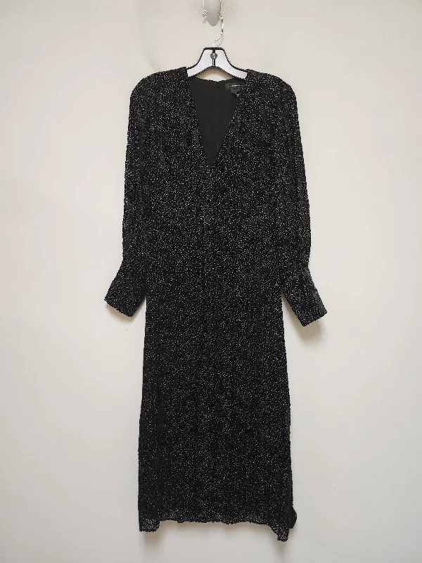 women's solid color dressesDress Casual Maxi By Club Monaco In Black & Cream, Size: Xs