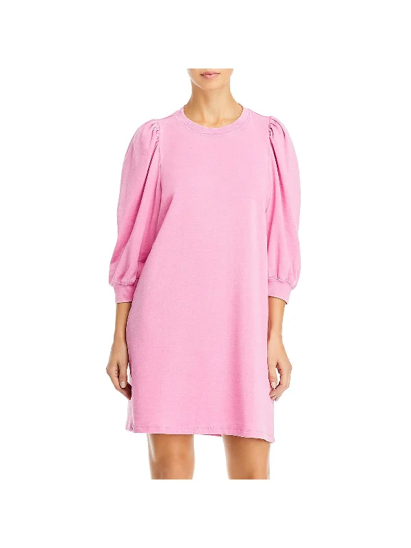 women's maximalist dressesMariposa Womens Casual Mini Sweatshirt Dress