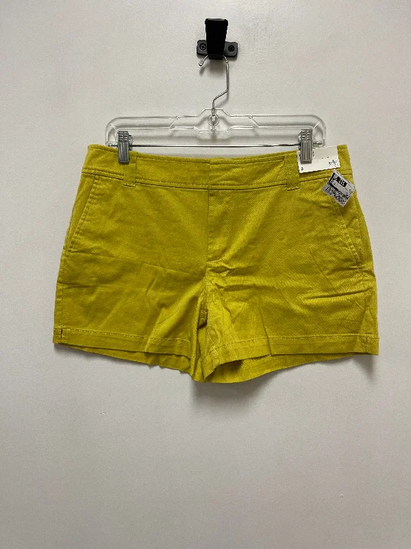 women's embroidered shortsShorts By New York And Co In Yellow, Size: 8