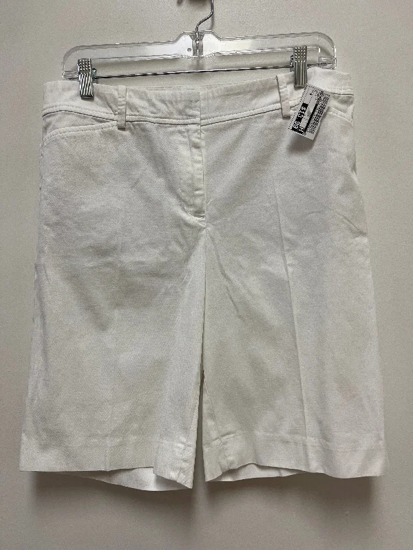 women's casual denim shortsShorts By Talbots In White, Size: 8