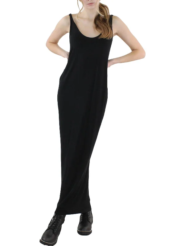 women's bow dressesWomens Backless Jersey Maxi Dress