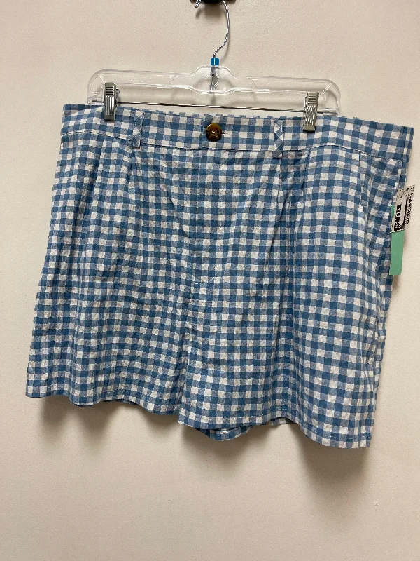 women's dress shortsShorts By Abound In Blue, Size: 2x