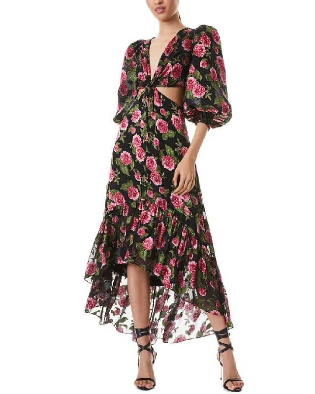 women's fashionable dressesalice + olivia Katia Twist Front Maxi Dress