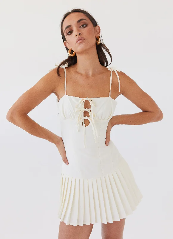 women's prom dressesLove Seeker Corset Mini Dress - Ivory