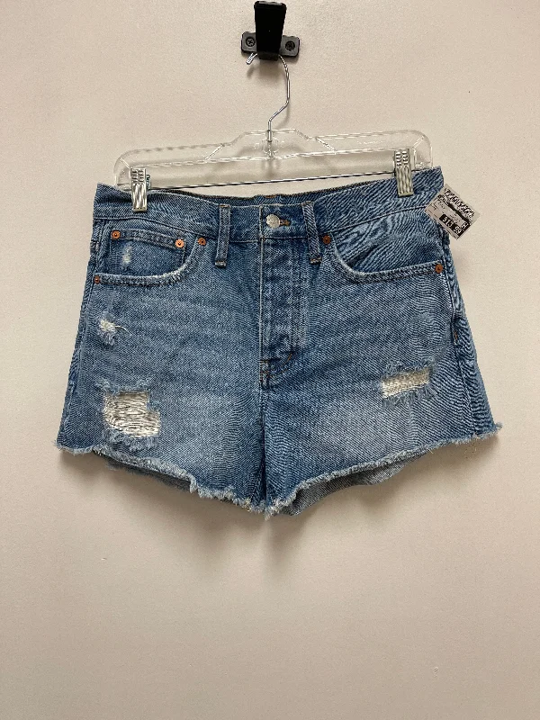 women's cycling shortsShorts By Madewell In Blue Denim, Size: 2