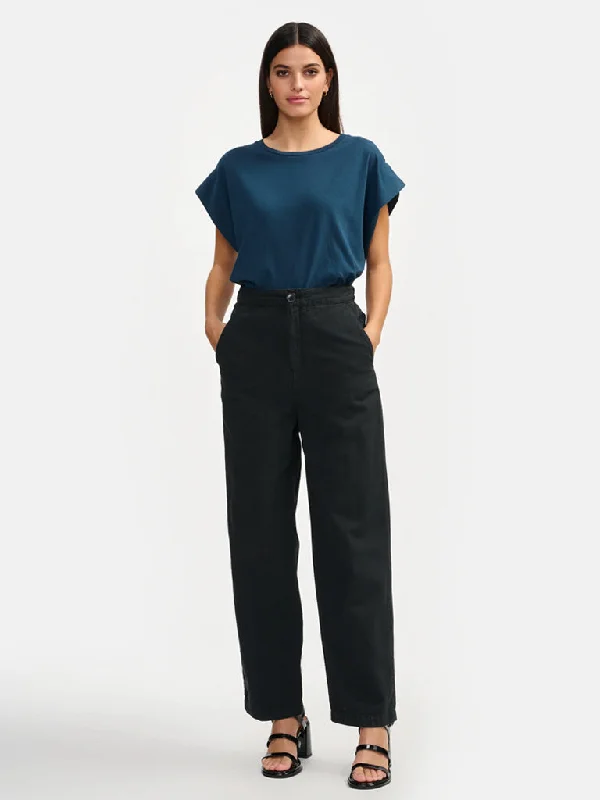 women's capri pantsBellerose Pasop Trousers in Off Black