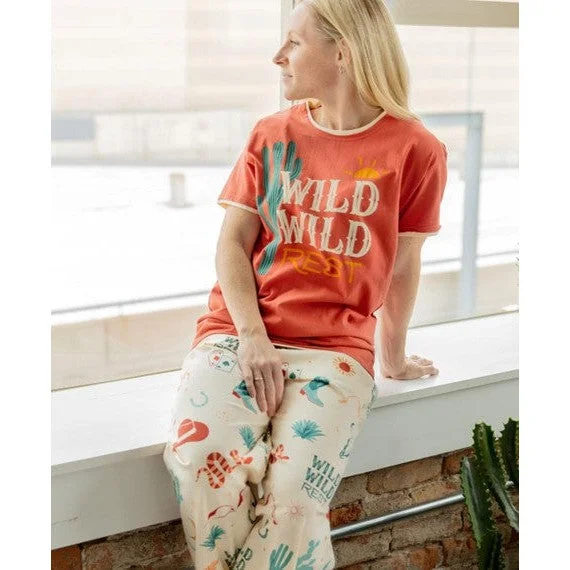 women's trendy pantsLazy One Women's Wild Wild Rest Pj Set