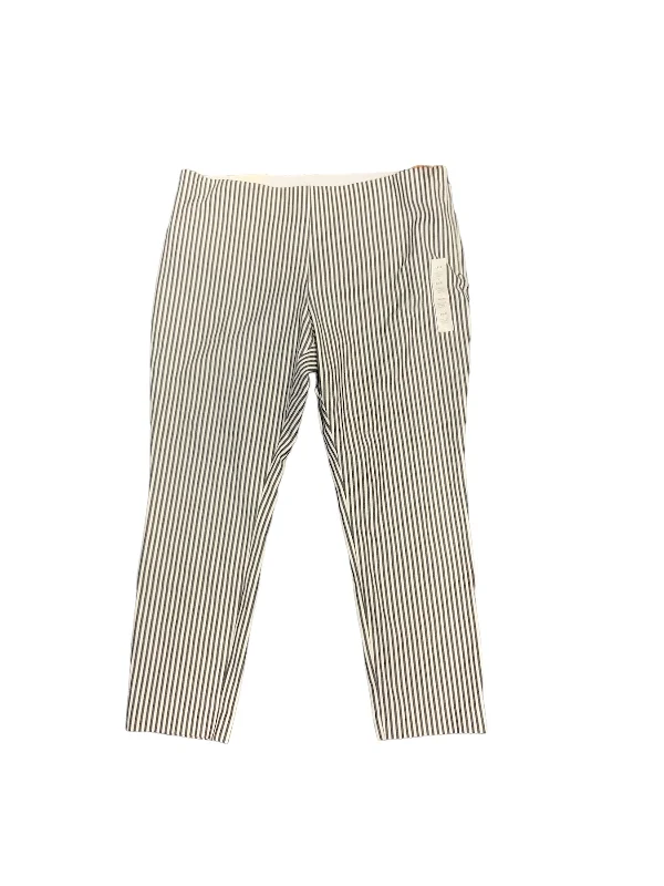 women's elegant pantsNWT A New Day Skinny Pant Striped 18