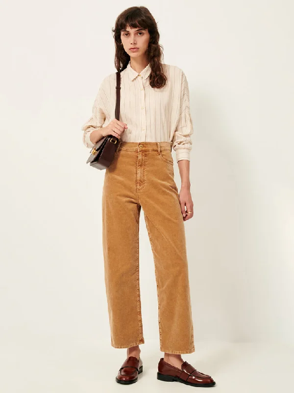 women's distressed pantsSessun Velvet Cruise Trousers in Nomad