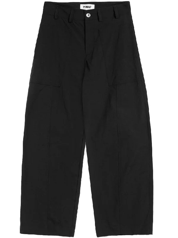 women's velvet pantsYMC Peggy Trousers in Japanese Black