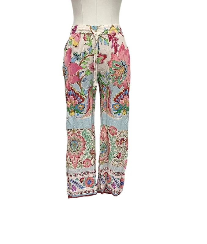 women's nursing pantsZara Women's Pant Floral XS x22