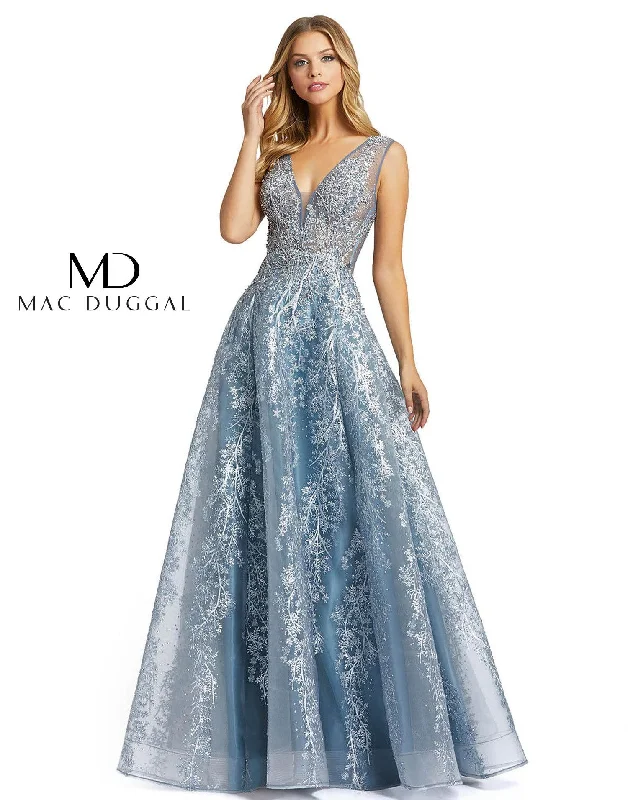 women's sustainable dressesMac Duggal 20218 Long Formal Prom Ball Gown