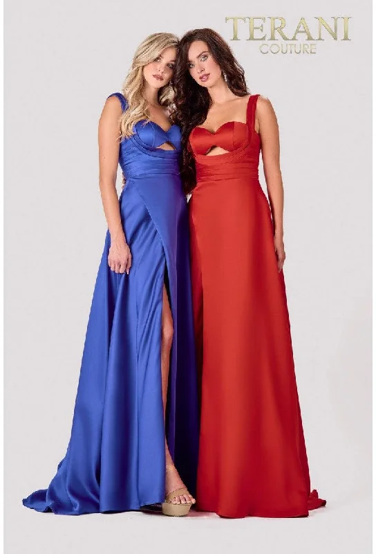 women's limited-edition dressesTerani Couture 2111P4100 Sleeveless Long Prom Dress